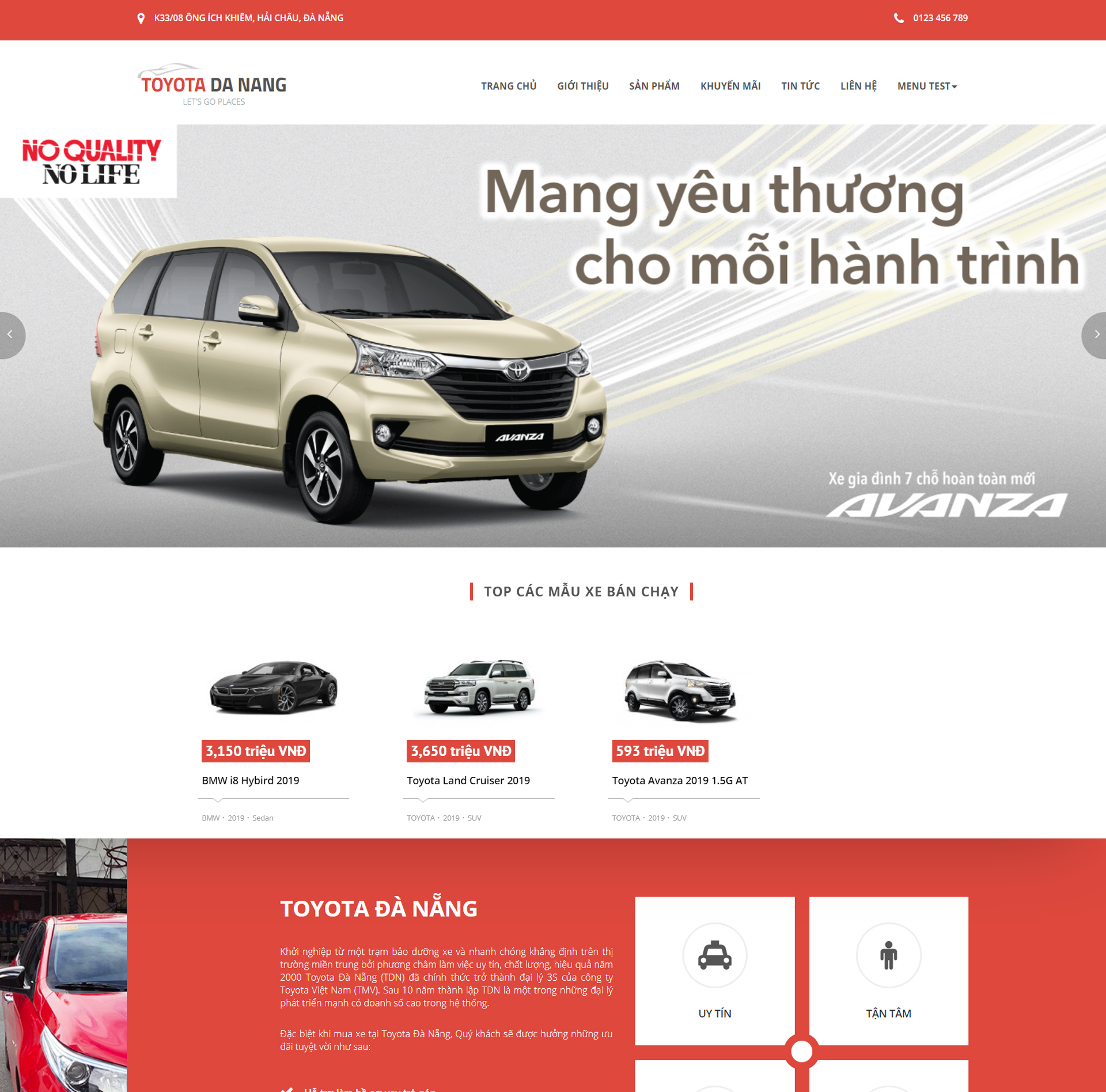 Mẫu Bán Hàng Xe Toyota Đà Nẵng