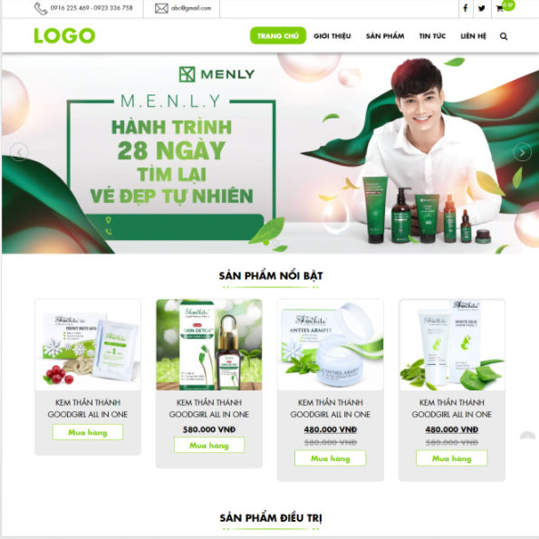 Mẫu mỹ phẩm Flast White