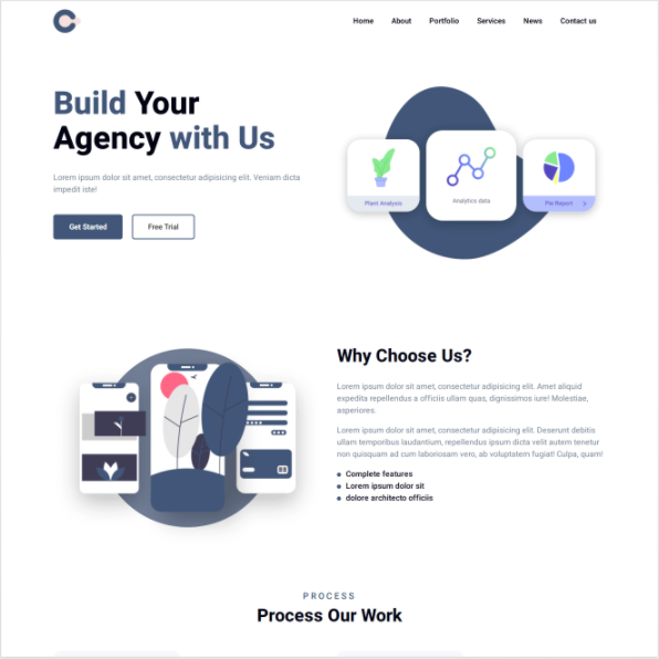 Landing page 1