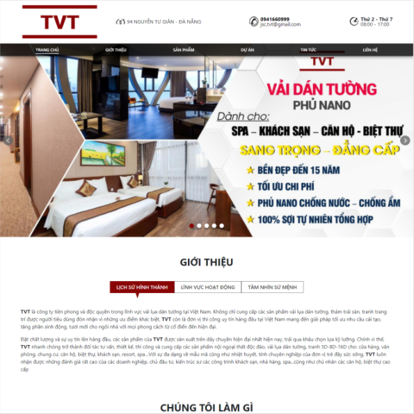 Vải lụa dán tường TVT