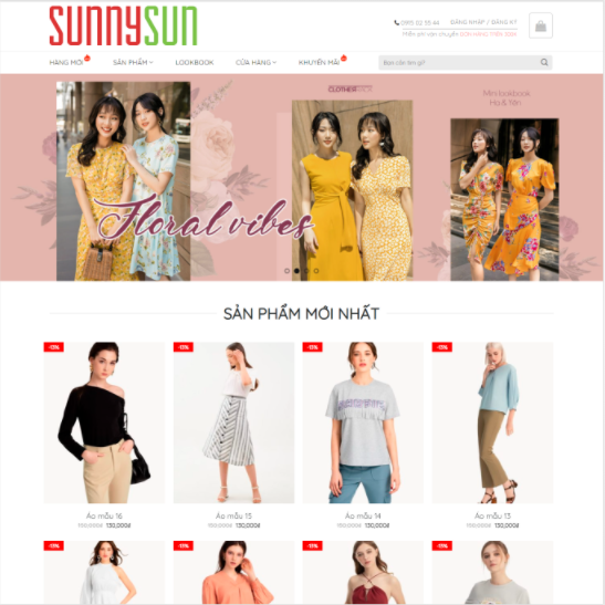 Shop quần áo Sunny Sun