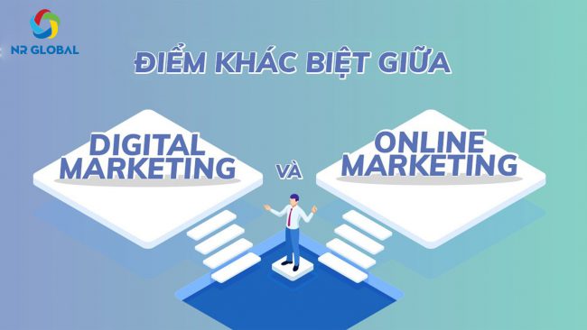 PHÂN BIỆT DIGITAL MARKETING VÀ ONLINE MARKETING