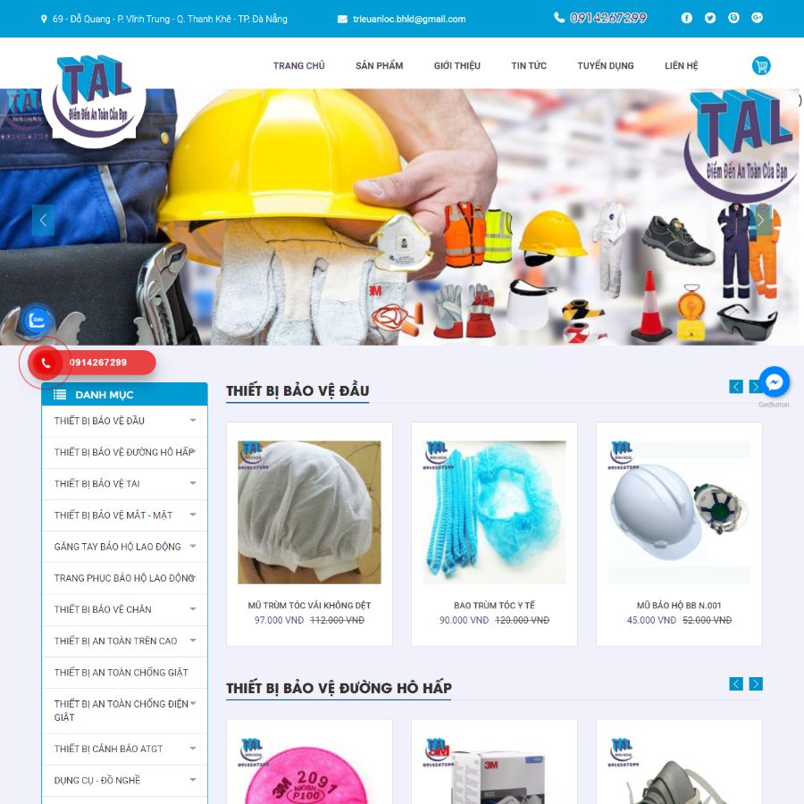 Website Triệu An Lộc