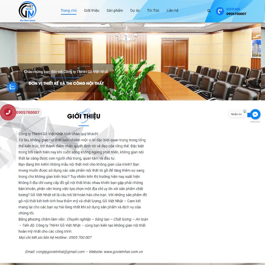 Website Gỗ Việt Nhật