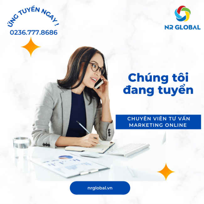 NR Global tuyển dụng Chuyên viên Tư vấn Marketing Online