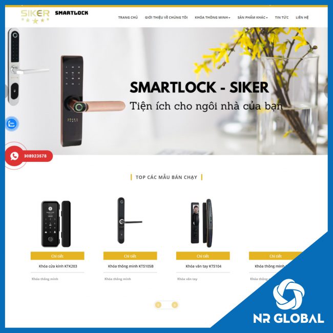 Website Khóa Thông Minh Siker