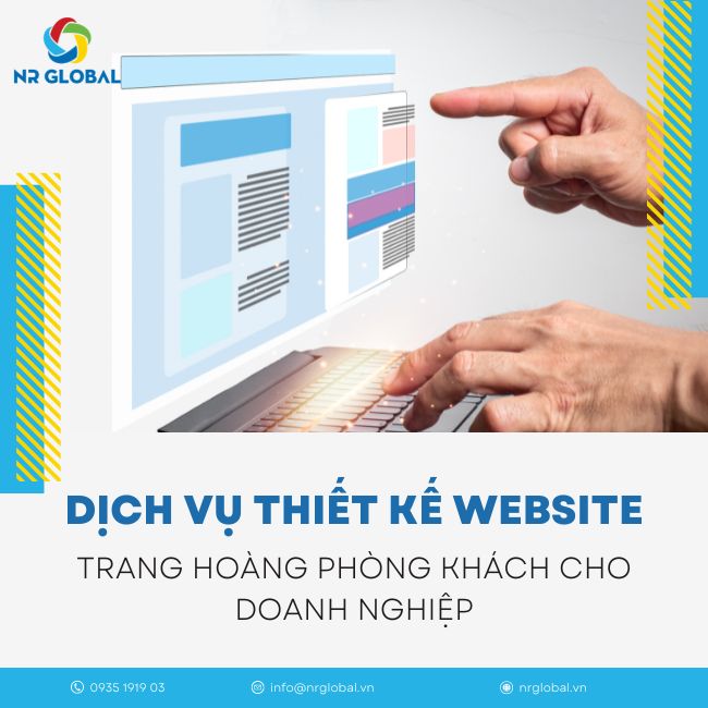 Dịch vụ thiết kế Website – Trang hoàng phòng khách cho doanh nghiệp